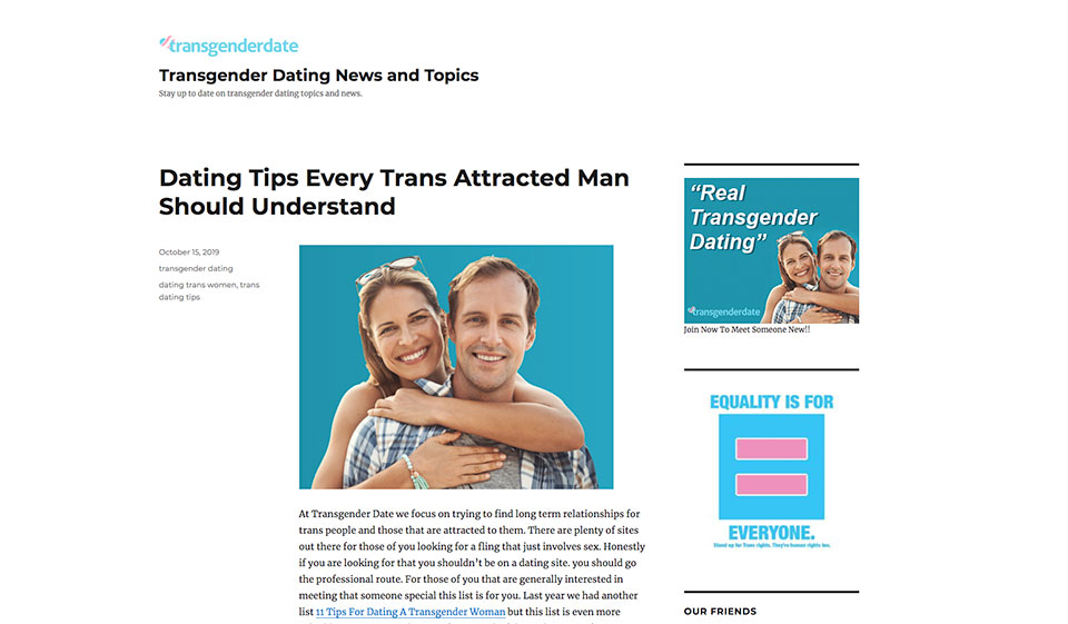 Transgenderdate Review Perfect For Casual Dating With No String