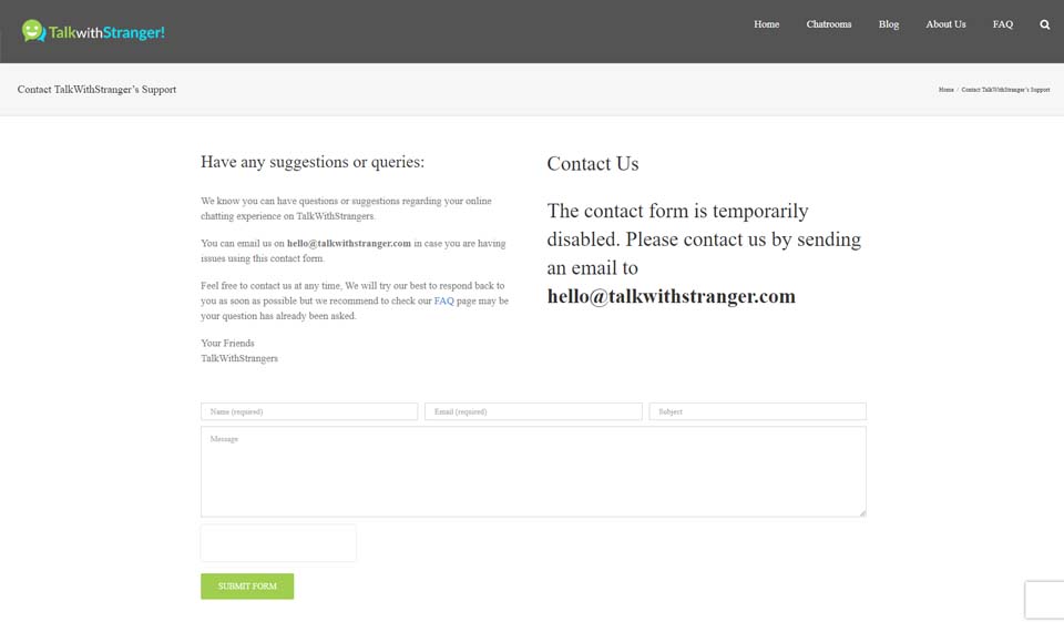 How Legit is TalkWithStranger Site