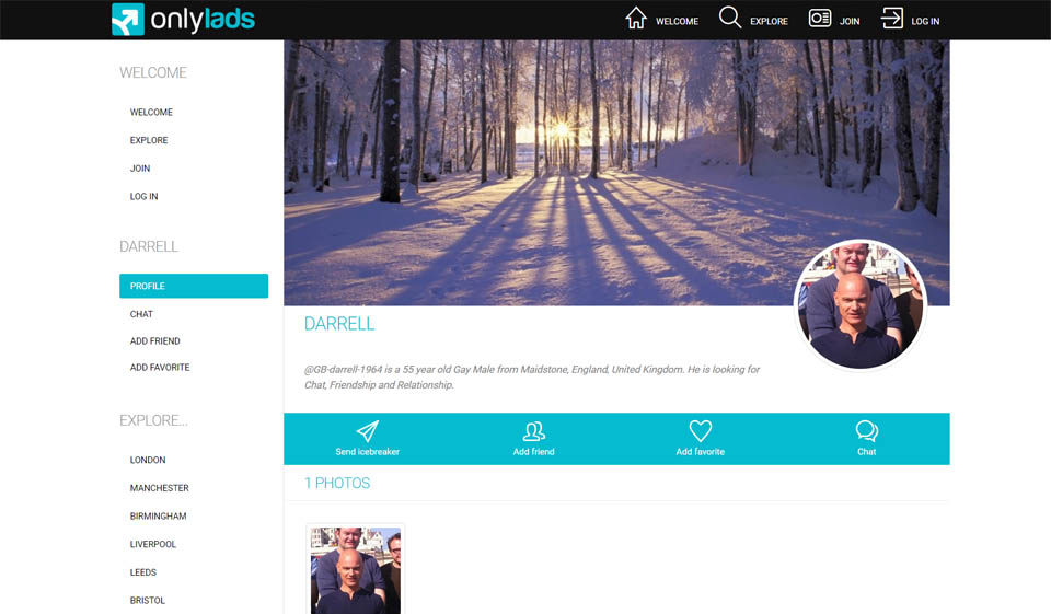 Only Lads Dating Site: Main Features of the Interface and  Design