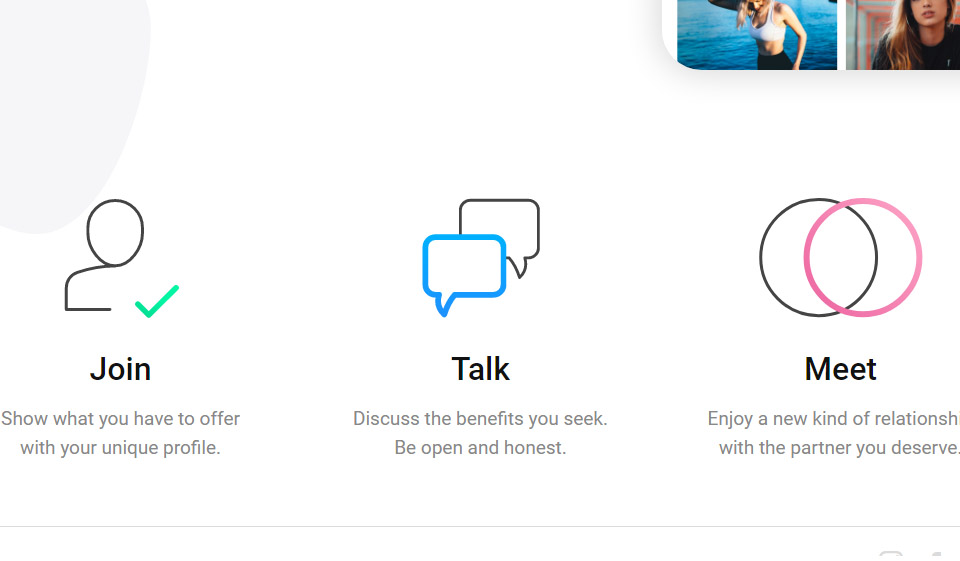 Caractéristiques du site des avantages secrets