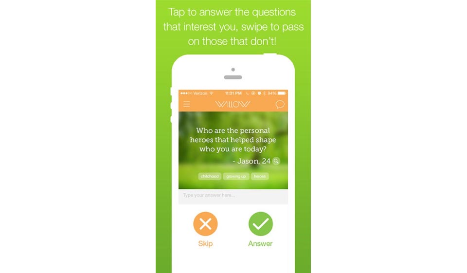 Willow Site Features