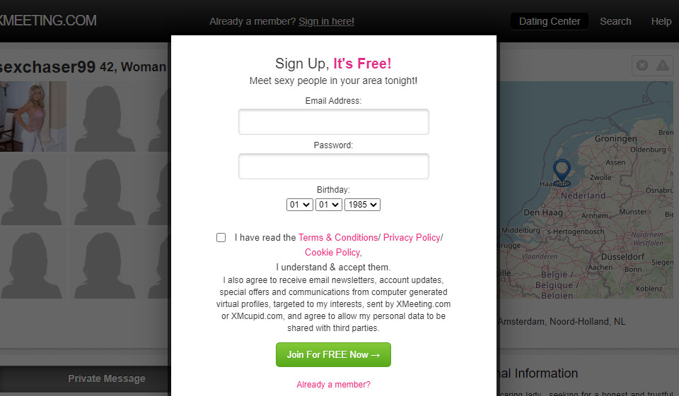 Wat zijn de verplichte stappen om te registreren voor het Xmeeting-platform?