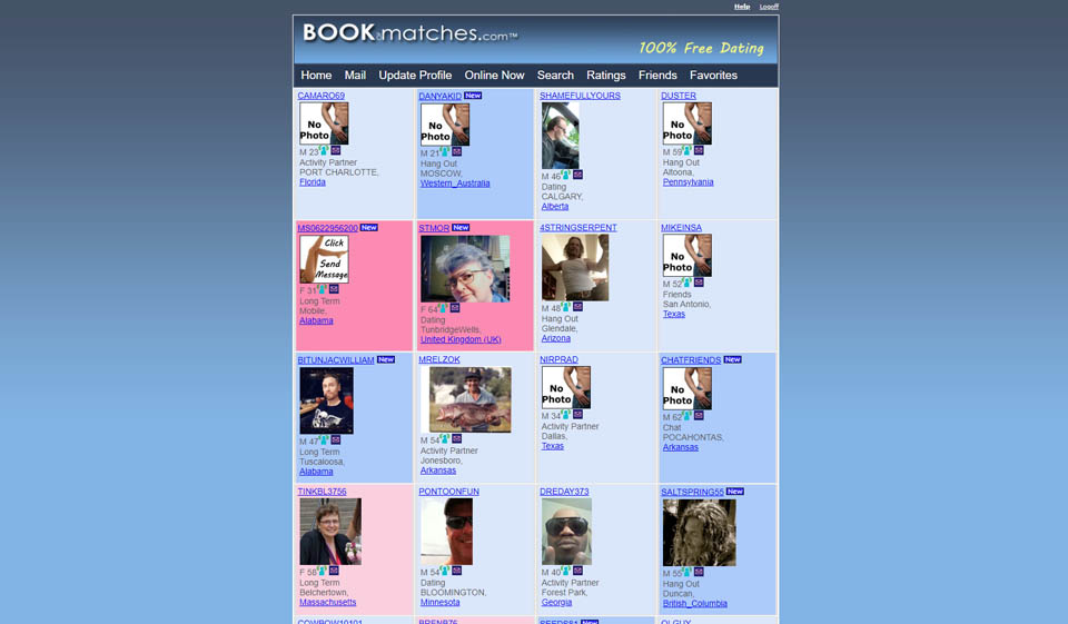 book of matches dating website