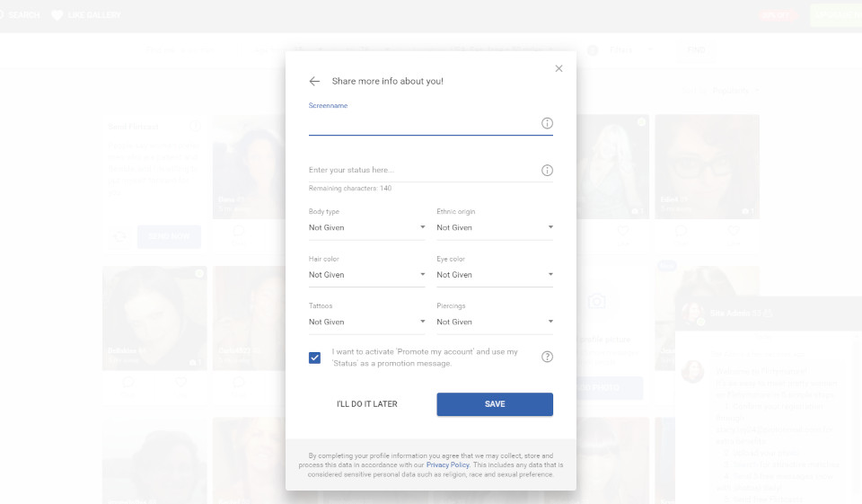 Flirty Mature Summary