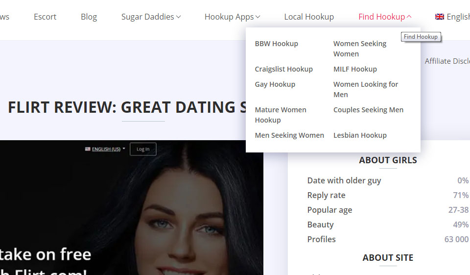 La struttura di HookupDate